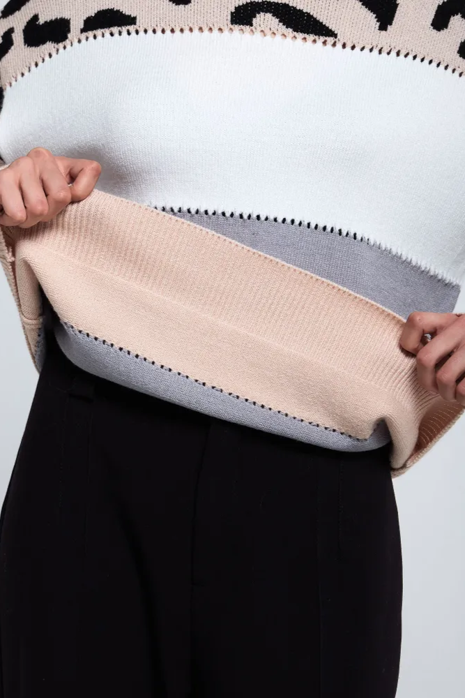 Léopard Chic | Pull Polaire