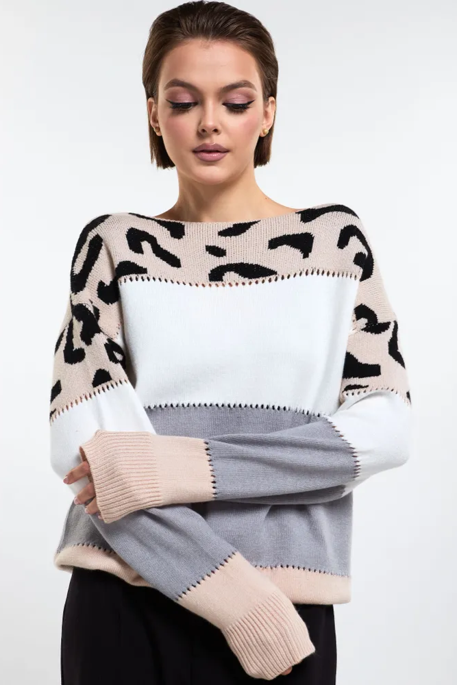Léopard Chic | Pull Polaire