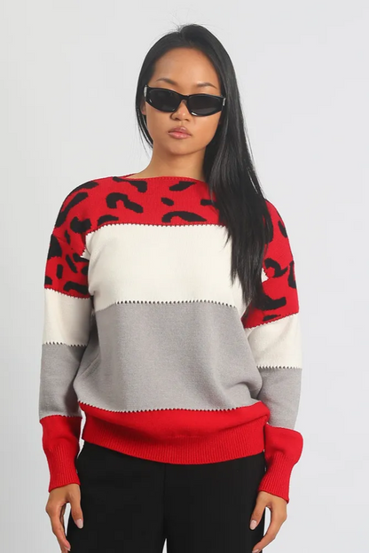 Léopard Chic | Pull Polaire